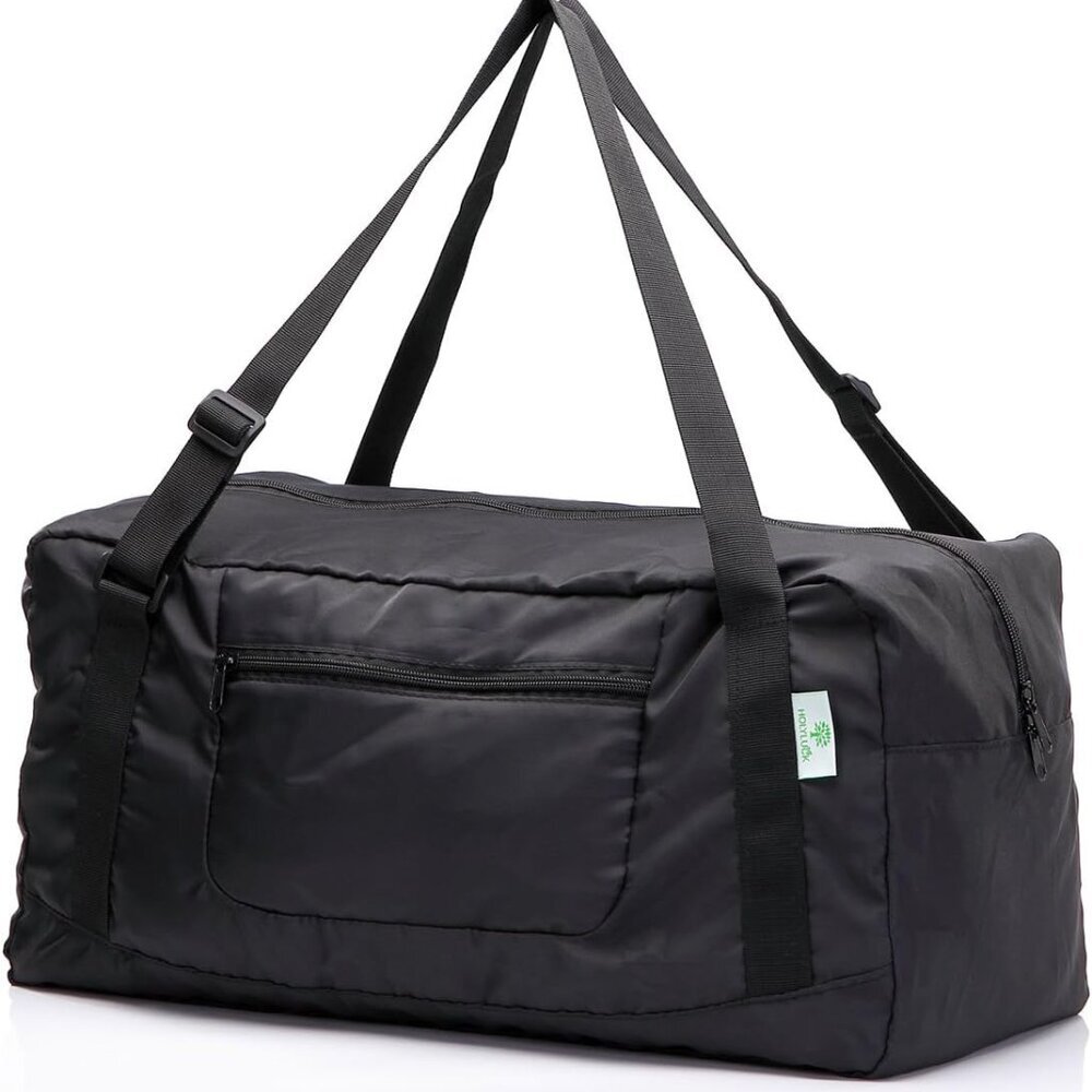 Foldable Travel Duffel Bag For Women & Men Luggage Great for Gym black One_Size
